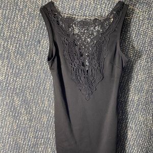 Forever 21 | Black Dress | Lace V-Neck | Size M